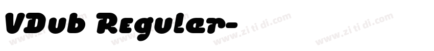 VDub Regular字体转换